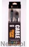 Kabel USB Libox microUSB Lightning 1m czarny LB0066C - Kable USB - miniaturka - grafika 3