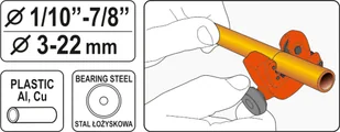 Yato Obcinak do rur 3-22mm YT-22318 ZYSKAJ RABAT 30 ZŁ YT-22318 - Akcesoria hydrauliczne - miniaturka - grafika 4