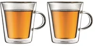 Kuchnia turystyczne i akcesoria - Bodum Canteen komplet 2 dwuściankowych, izolowanych, przezroczystych szklanek 10325-10 - miniaturka - grafika 1