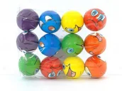 Piłki dla dzieci - ADAR Piłeczka buźka, mix kolorów - miniaturka - grafika 1