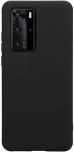 CRONG Crong Color Cover etui plecki na Huawei P40 Pro (czarny) CRG-COLR-HP40P-BLK - Etui i futerały do telefonów - miniaturka - grafika 3