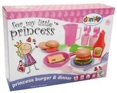 Dantoy Zestaw obiadowy burgery Princess - Zabawki AGD - miniaturka - grafika 2