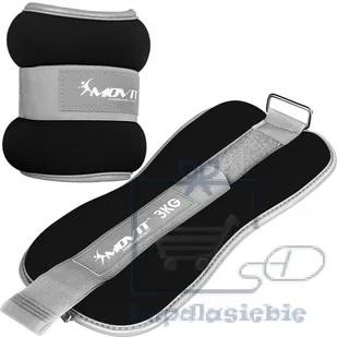 Movit Neoprenowe ciężary mankiety odblaskowe - 2 x 3 kg - Pozostały sprzęt siłowy - miniaturka - grafika 10