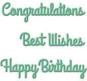 Pozostałe akcesoria dla plastyków - Unbekannt Spell Binders Shape abilities które D-Lites-sentiments 1 S2-082 - miniaturka - grafika 1