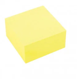 DRect Kostka samoprzylepna 76mm x 76mm 400 kartek żółty Eko - Notesy i bloczki - miniaturka - grafika 2