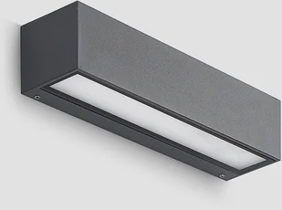 LUCANDE Lucande Lengo kinkiet LED, 25 cm, grafit, 1-pkt. - Lampy ogrodowe - miniaturka - grafika 5