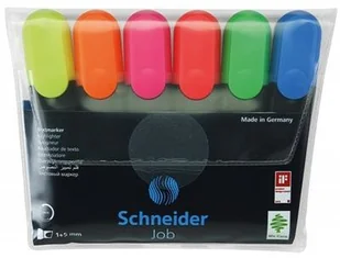 Schneider Zestaw zakreślaczy Job, 1-5 mm, 6 miks kolorów SR115096 - Zakreślacze - miniaturka - grafika 3