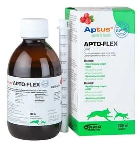 Aptus Orion Pharma Apto-Flex - preparat w postaci smakowitego syropu o działaniu chondroprotekcyjnym dla psów i kotów, 200 ml - Pielęgnacja uszu i oczu zwierząt Aptus Orion Pharma Apto-Flex - preparat w postaci smakowitego syropu o działaniu chondroprotekcyjnym dla psów i kotów, 200 ml - Pielęgnacja uszu i oczu zwierząt - miniaturka - grafika 3