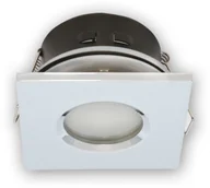 Oprawy, klosze i abażury - LED line Oprawa Oprawa LED halogenowa wodoodporna stała kwadratowa kolor chrom (245381) - miniaturka - grafika 1