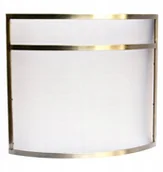 Akcesoria kominkowe - Parawan kominkowy 1-częściowy patyna - miniaturka - grafika 1