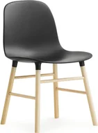 Figurki dekoracyjne - Normann Copenhagen Figurka dekoracyjna Form Miniature krzesło czarne 390002 - miniaturka - grafika 1