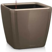 Donice - Lechuza Donica Quadro 43 LS ALL-IN-ONE, taupe, wysoki połysk, 16185 - miniaturka - grafika 1