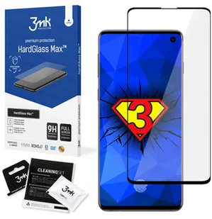 3MK Szkło ochronne HardGlass Max Galaxy S10 z sensorem, czarne 5903108081368 - Szkła hartowane na telefon 3MK Szkło ochronne HardGlass Max Galaxy S10 z sensorem, czarne 5903108081368 - Szkła hartowane na telefon - miniaturka - grafika 3