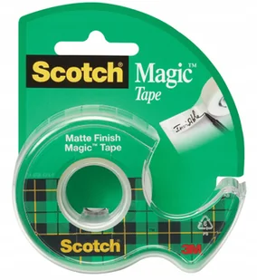 Scotch 3M Taśma biurowa Magic (890; 8-1975), matowa, z dyspenserem, 19mm, 7, 6m 3M-UU005551005 - Taśmy klejące - miniaturka - grafika 3