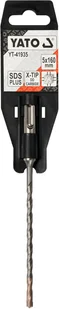 Yato WIERTŁO SDS PLUS PREMIUM 5MM/160MM Z GŁOWICĄ X TIP DO ŻELBETU YT-41935 ZYSKAJ RABAT 30 ZŁ YT-41935 - Wiertła - miniaturka - grafika 2