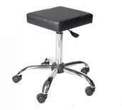 Krzesła i taborety kosmetyczne - Prosedia Taboret tapicerowany kosmetyczny Silver SNK - miniaturka - grafika 1