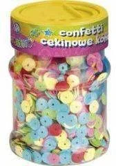 Astra Astra, confetti cekinowe kółka, mix kolorów intensywnych, 100 g - Scrapbooking - miniaturka - grafika 3