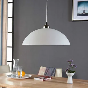 Lindby Klasyczna okrągła lampa wisząca biała - Valeria - Lampy sufitowe - miniaturka - grafika 2