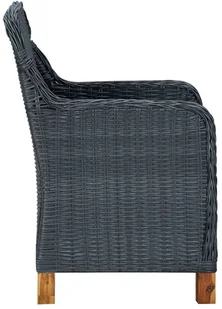 vidaXL 7-częściowy zestaw mebli ogrodowych, ciemnoszary 3067851 - Meble ogrodowe - miniaturka - grafika 9