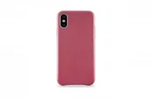 Etui i futerały do telefonów - KMP Leather Case do iPhone X skórzane czerwone - miniaturka - grafika 1