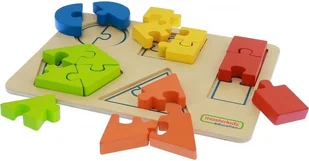 Masterkidz Drewniane Puzzle Dla Dzieci Nauka Kształtów Figury Geometryczne Masterkidz ME03737 - Zabawki interaktywne dla dzieci - miniaturka - grafika 10