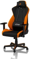 Fotele gamingowe - Nitro Concepts S300 Gaming Czarno-Pomarańczowy (NC-S300-BO) - miniaturka - grafika 1