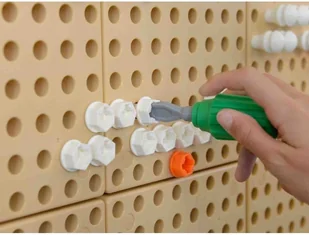 Masterkidz Ręczne Narzędzia 6 Elementów Śrubokręt Klucz - Tablica Naukowo-Edukacyjna Masterkidz STEM ME13101 - Mały majsterkowicz - miniaturka - grafika 2