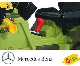 Rolly Toys MB-Trac 1500 z ładowarką frontową przełączaniem biegów i hamulcem - Jeździki dla dzieci - miniaturka - grafika 5