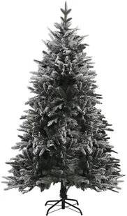 vidaXL Lumarko Sztuczna choinka pokryta śniegiem, zielona, 210 cm, PVC i PE! 328495 - Choinki - miniaturka - grafika 3