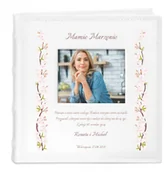 Albumy fotograficzne - NA Murrano Album mały z oknem nadruk dedykacja dla mamy 50 urodziny ALB-SO-WH-UV-008 - miniaturka - grafika 1