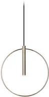 Lampy sufitowe - Amplex LAMPA wisząca FARO 0553 okrągła OPRAWA metalowy ZWIS pierścień ring złoty 0553 - miniaturka - grafika 1