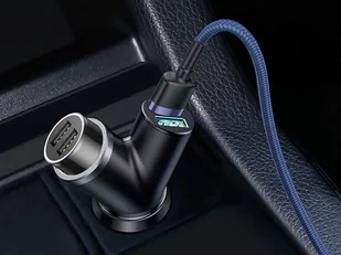 Baseus Ładowarka samochodowa Baseus Y 3.4A 2x USB +port zapalniczki CCALL-YX01 - Ładowarki samochodowe - miniaturka - grafika 9