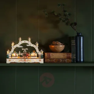 Konstsmide CHRISTMAS Świecznik LED Domy i chłopiec - Świeczniki - miniaturka - grafika 2