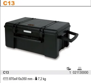 BETA SKRZYNIA NARZĘDZ.C13 Z TWORZ.NA KÓŁKACH 2113/C13 - Skrzynki i torby narzędziowe - miniaturka - grafika 2