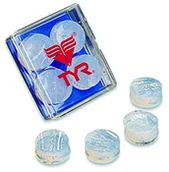 Pływanie - TYR Tyr Soft Silicone Ear Plugs TRL_LEP_CLR - miniaturka - grafika 1