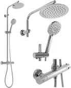 Zestawy prysznicowe - Rea Zestaw Prysznicowy Natryskowy BLISS Chrome P8805 - miniaturka - grafika 1