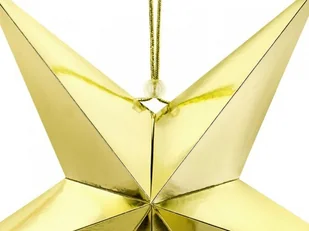 Party Deco Dekoracja wisząca gwiazda papierowa srebrna - 45 cm GWP1-45-019M - Dekoracje sali Party Deco Dekoracja wisząca gwiazda papierowa srebrna - 45 cm GWP1-45-019M - Dekoracje sali - miniaturka - grafika 2