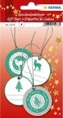 Zeszyty szkolne - Herma Zawieszki zielone Boże Narodzenie okrągłe - miniaturka - grafika 1