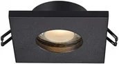 Lampy sufitowe - Zuma Line Sufitowa LAMPA podtynkowa CHIPA ARGU10-032 kwadratowa OPRAWA metalowy WPUST łazienkowy IP54 czarny ARGU10-032 - miniaturka - grafika 1