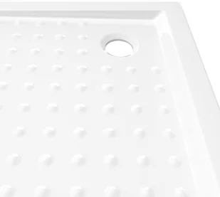 vidaXL Lumarko Brodzik prysznicowy z wypustkami, biały, 80x80x4 cm, ABS 148900 - Brodziki prysznicowe - miniaturka - grafika 6