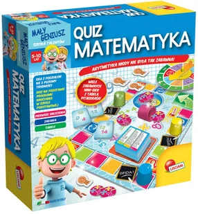 Lisciani Giochi Lisciani, Mały Geniusz, Quiz Matematyka, Gra Edukacyjna - Gry planszowe - miniaturka - grafika 6