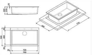 Smeg Quadra VZ79N - Zlewozmywaki - miniaturka - grafika 3