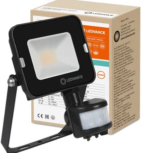 LEDVANCE SPÓŁKA Z OGRANICZONĄ ODPOWIEDZIALNOŚCIĄ Naświetlacz LED z czujnikiem 10W 1000lm 4000K IP65 COMPACT V Czarny LEDVANCE - Akcesoria do oświetlenia - miniaturka - grafika 2
