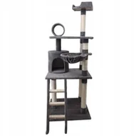 Drapaki dla kotów - Drapak Dla Kota Wieża Legowisko Domek Tunel - miniaturka - grafika 1