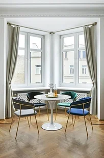 King Home Krzesło MARGO ciemny szary welur podstawa złota KH121100121.11 - Krzesła - miniaturka - grafika 14