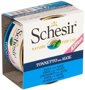 Schesir Korzystny pakiet Kitten dla kociąt, 12 x 85 g - Tuńczyk z aloesem - Mokra karma dla kotów Schesir Korzystny pakiet Kitten dla kociąt, 12 x 85 g - Tuńczyk z aloesem - Mokra karma dla kotów - miniaturka - grafika 2