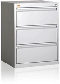 Szafy i regały magazynowe - Kart-Map Szafa do kopert lub dowodów osobistych, format B-5, 3 szuflady | KOP/3 KOP/3 - miniaturka - grafika 1