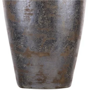 Beliani Wazon dekoracyjny ciemnoszary LORCA - Poduszki ogrodowe - miniaturka - grafika 4