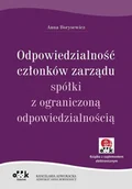 Prawo - ODDK Anna Borysiewicz Odpowiedzialność członków zarządu spółki z ograniczoną odpowiedzialnością (z suplementem elektronicznym) - miniaturka - grafika 1