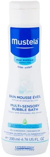 Mustela BEBE - BAIN MOUSSE płyn do kąp. bąbelkowa kąpiel PŁYN 200ml 7029923 - Kosmetyki kąpielowe dla dzieci - miniaturka - grafika 6